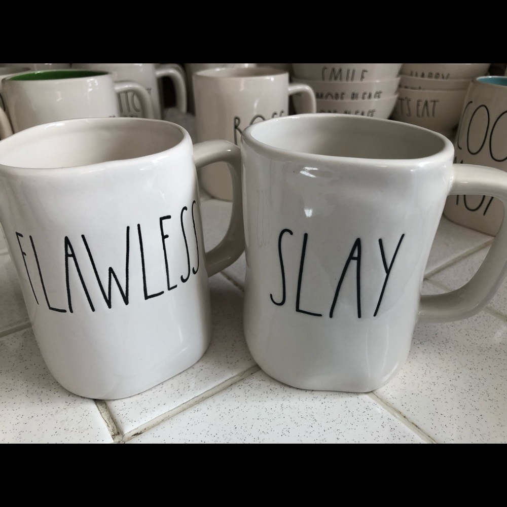 Rae Dunn Flawless & Slay Mugs